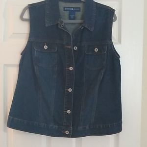 NWT Avenue Jeans Denim Vest